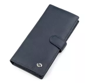 Мужской купюрник ST Leather 18365 (ST147) кожаный Синий