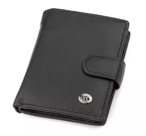 Мужской кошелек ST Leather 18495 (ST131) вертикальный Черный