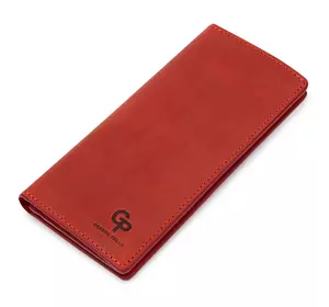 Кожаное женское матовое портмоне GRANDE PELLE 11512 Красный
