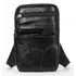 Небольшая кожаная поясная сумка Vintage 20359 Черный