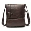 Стильная мужская кожаная сумка Vintage 14847 Коричневая