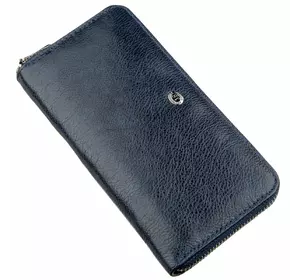Вертикальный женский кошелек-клатч ST Leather 18864 Синий