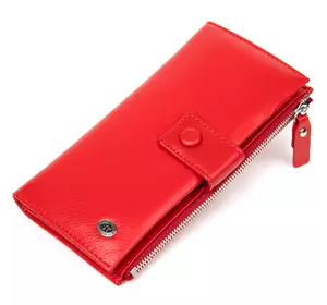 Яркий женский кошелек-клатч ST Leather 19374 Красный