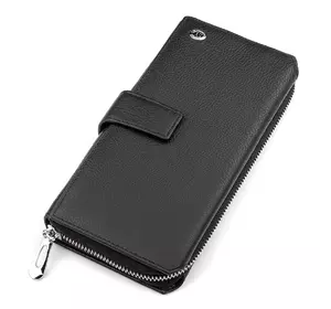 Мужской кошелек ST Leather 18453 (ST128) стильный Черный