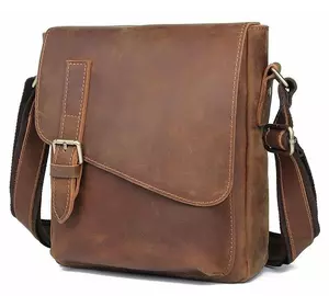Кожаная мужская сумка Vintage 20206 Коричневый