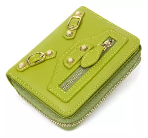 Кожаный кошелек для женщин Guxilai 19401 Салатовый