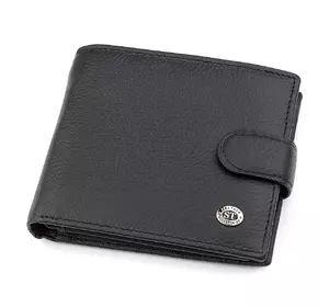 Мужской кошелек ST Leather 18339 (ST138) очень стильный Черный