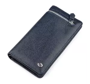 Мужской кошелек ST Leather 18443 (ST291) многофункциональный Синий