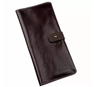 Бумажник вертикальный из кожи алькор SHVIGEL 16202 Коричневый