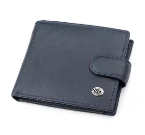 Мужской бумажник ST Leather 18306 (ST104) натуральная кожа Синий