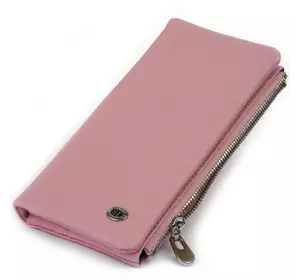 Вертикальный кошелек на кнопке женский ST Leather 19201 Розовый