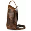Мужская винтажная сумка через плечо Vintage 14782 Коричневая