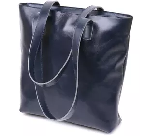 Вместительная женская сумка-шоппер Shvigel 16369 Синий