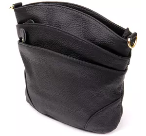 Женская компактная сумка из кожи 20415 Vintage Черная