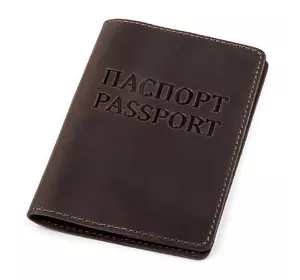 Обложка на паспорт Shvigel 13918 кожаная Коричневая