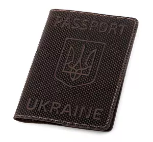 Обложка на паспорт Shvigel 13930 кожаная Коричневая
