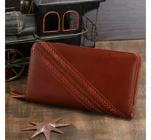 Мужской клатч Vintage 14197 кожаный Коричневый