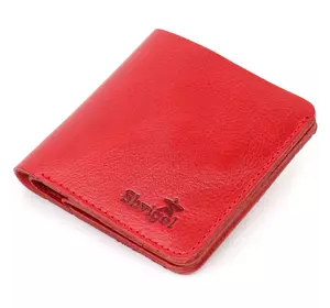 Женское небольшое кожаное портмоне Shvigel 16607 Красный