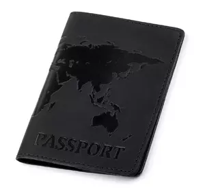 Обложка на паспорт Shvigel 13921 кожаная Черная