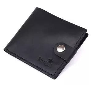 Кожаный мужской бумажник Shvigel 16432 Черный