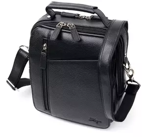 Стильная и практичная мужская сумка KARYA 20899 кожаная Черный