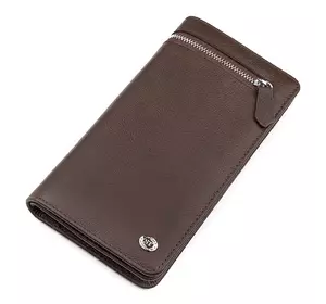 Мужской кошелек ST Leather 18445 (ST291) стильный Коричневый