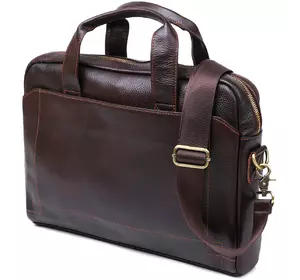 Мужская кожаная сумка-портфель Vintage 20679 Коричневый