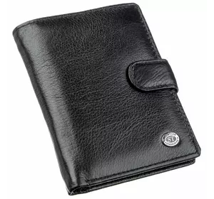 Великолепный кошелек для мужчин ST Leather 18833 Черный