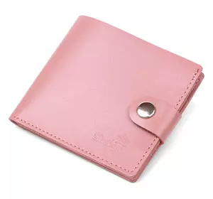 Горизонтальное портмоне из натуральной кожи для женщин Shvigel 16467 Розовый