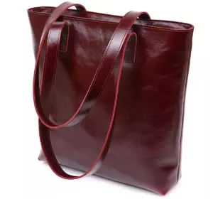 Стильная женская сумка-шоппер Shvigel 16368 Бордовый